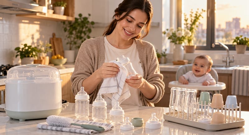 Biberon ve Mama Hazırlama: Adım Adım Güvenli Beslenme