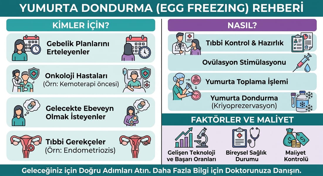 Yumurta Dondurma (Egg Freezing): Kim İçin, Nasıl, Maliyet