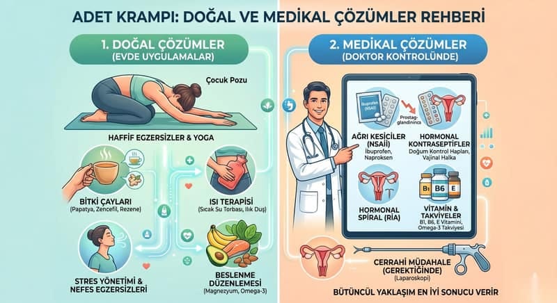 Adet Krampı: Doğal ve Medikal Çözümler